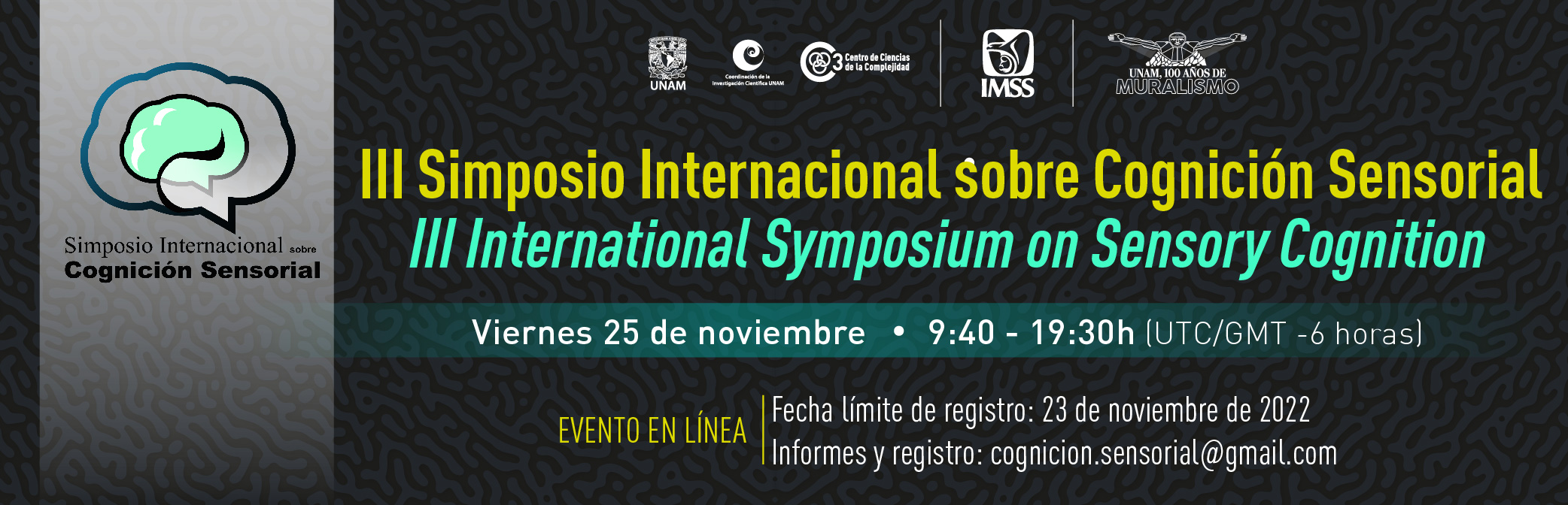 III Simposio Internacional sobre Cognición Sensorial 2022