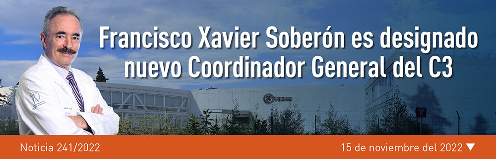 Francisco Xavier Soberón es designado nuevo Coordinador General del C3-UNAM
